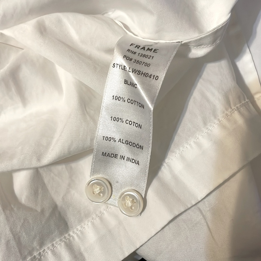 Frame Poplin Blouse - Picture 7 of 10